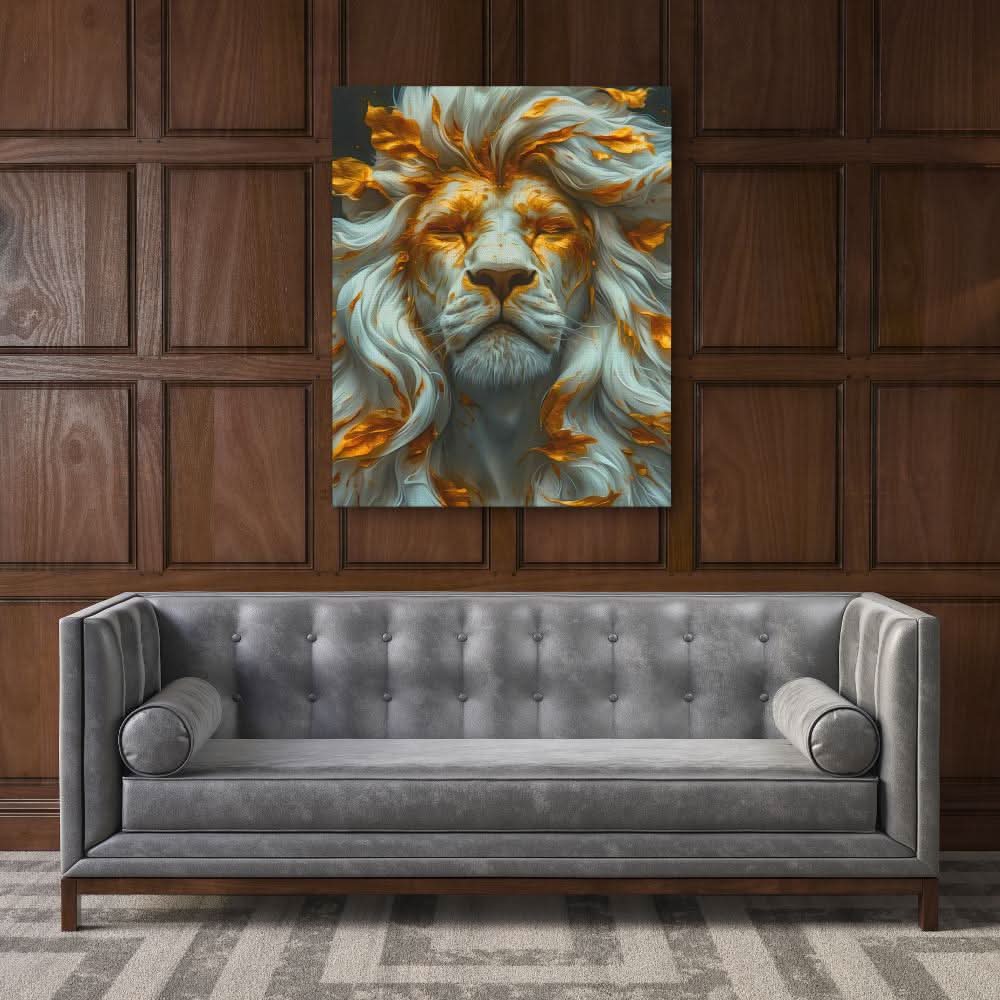 Divine Insight - Abstract Wall Art in Black Frame