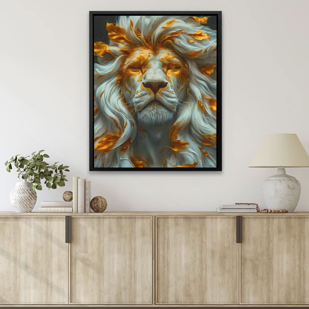 Divine Insight - Gold Wall Art for Office Decor