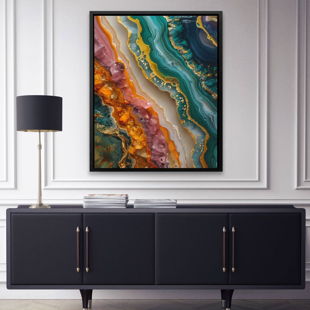 Divine Minerals - Large Abstract Canvas Print