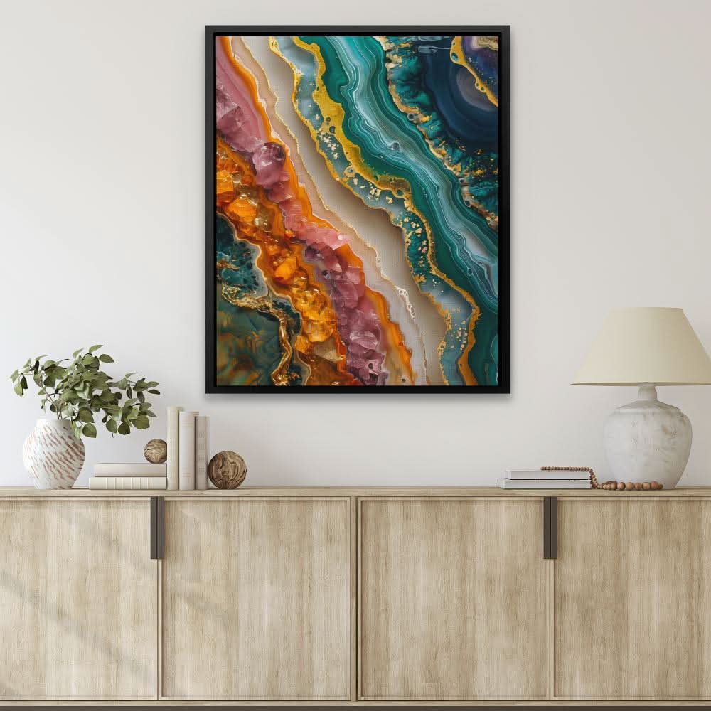 Divine Minerals - Colorful Wall Art for Living Room