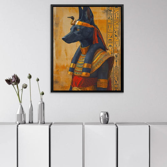 Divine Protector - Wall Art in Black Frame