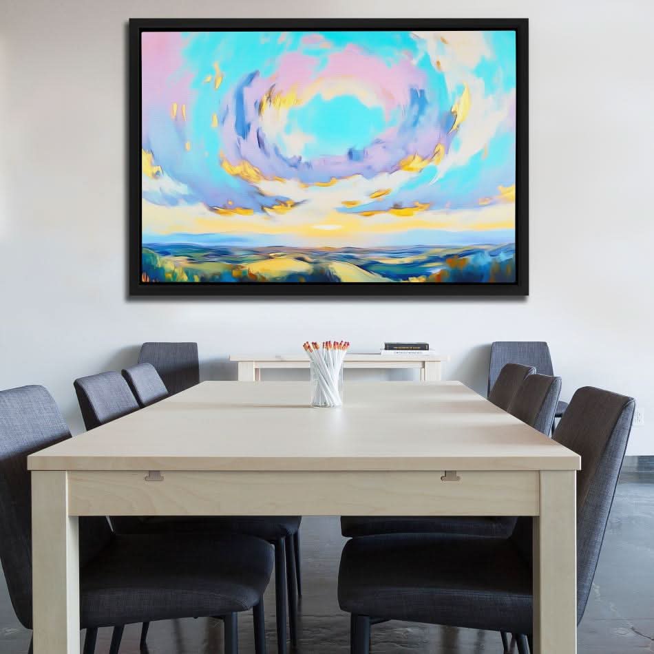 Divine Skies - Large Surrealism Canvas Print