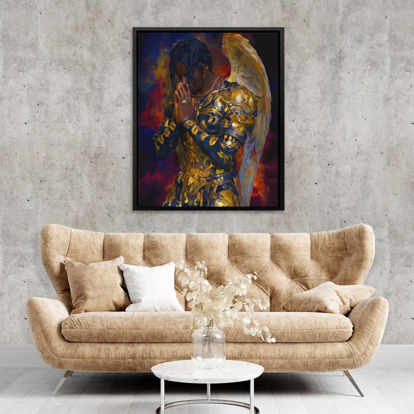 Divine Wings Prayer - Luxury Wall Art