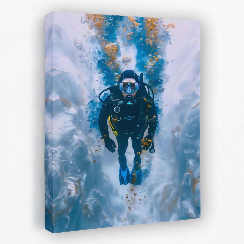 Diving into Eternity - Adventure Canvas Wall Art