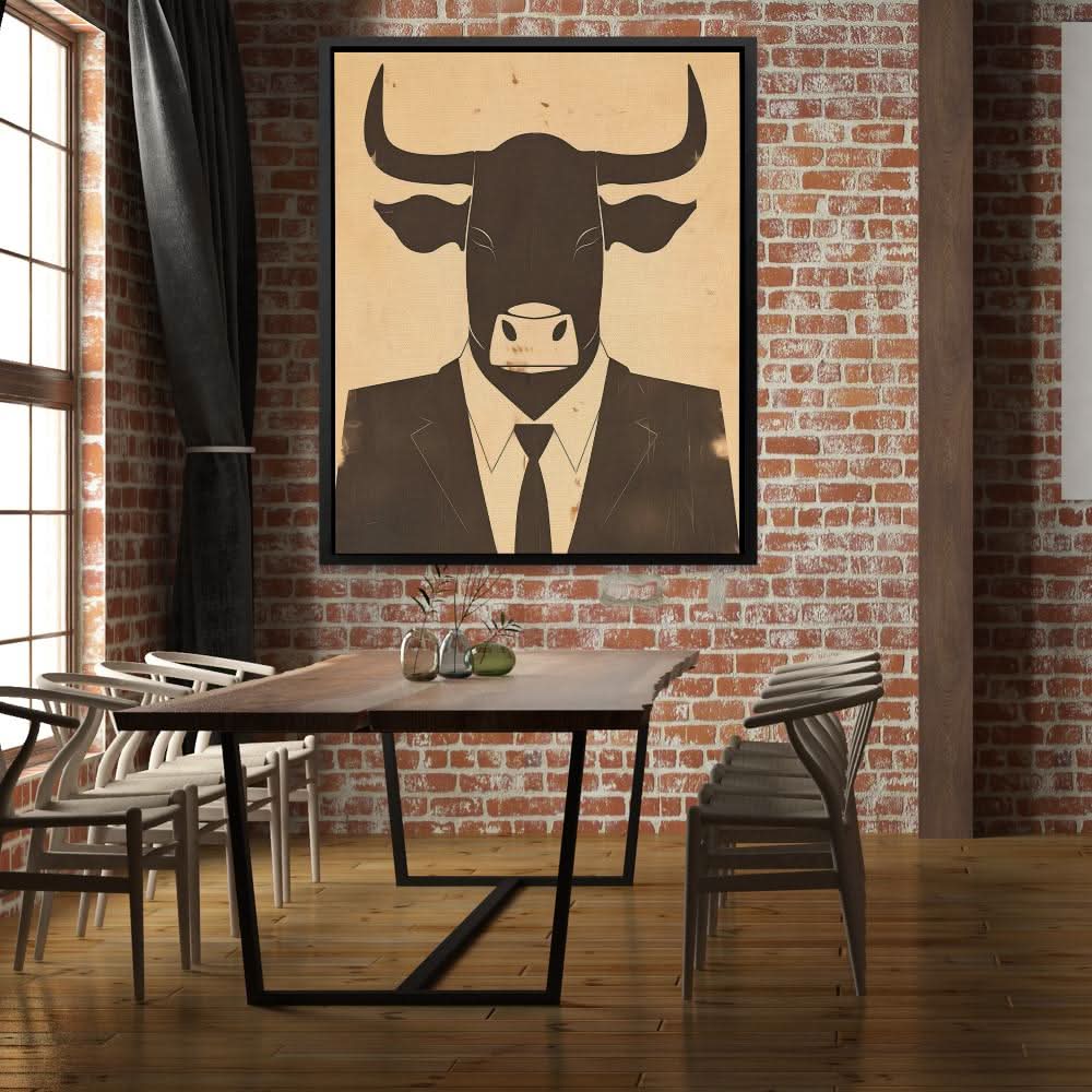 Double Agent - Art Prints Wall Art in Black Frame