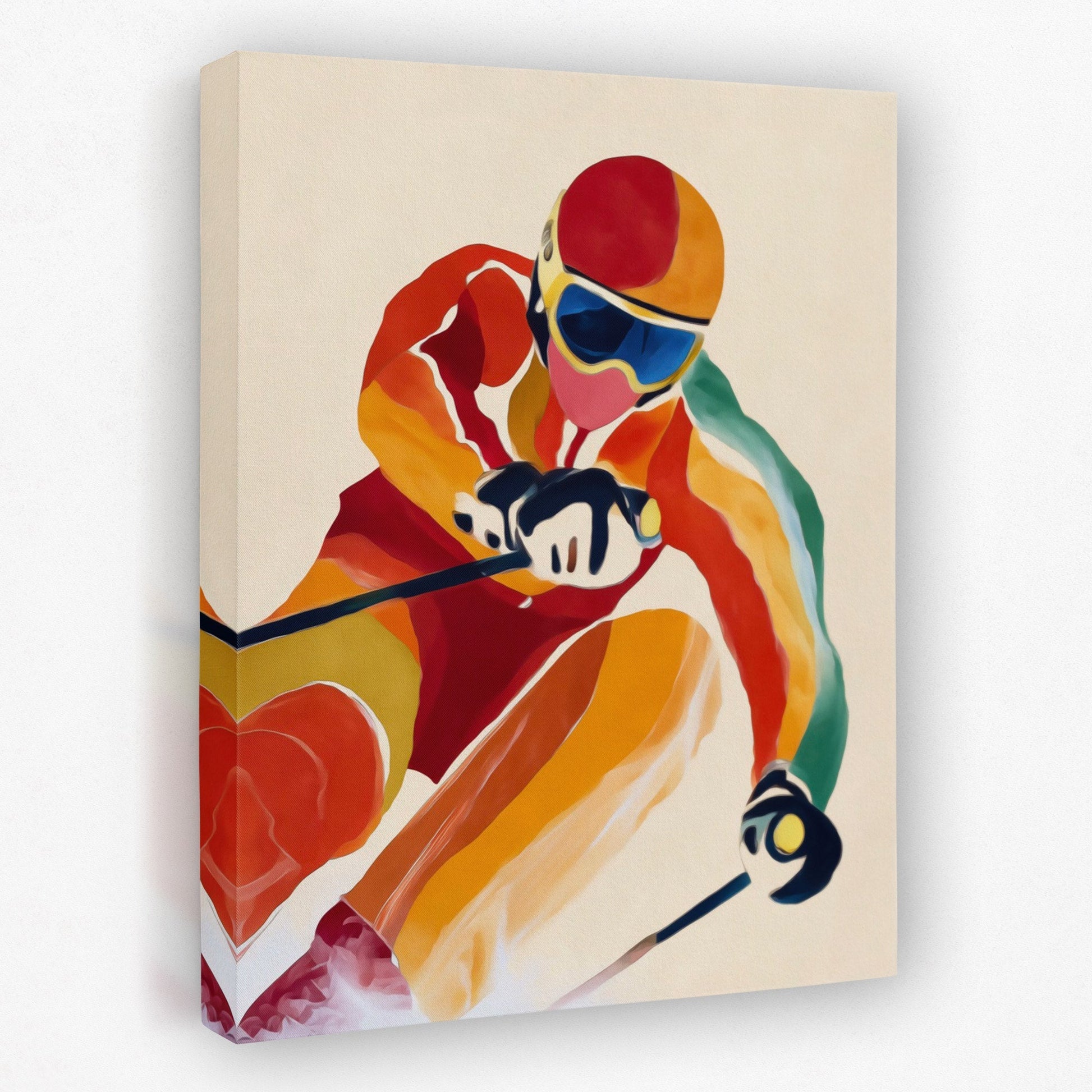 Downhill Fire Rush - Luxury Wall Art