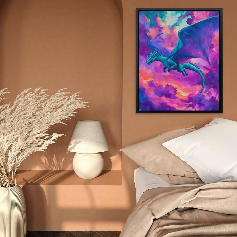 Dragon Among the Clouds - Dragon Art for Creative Studio