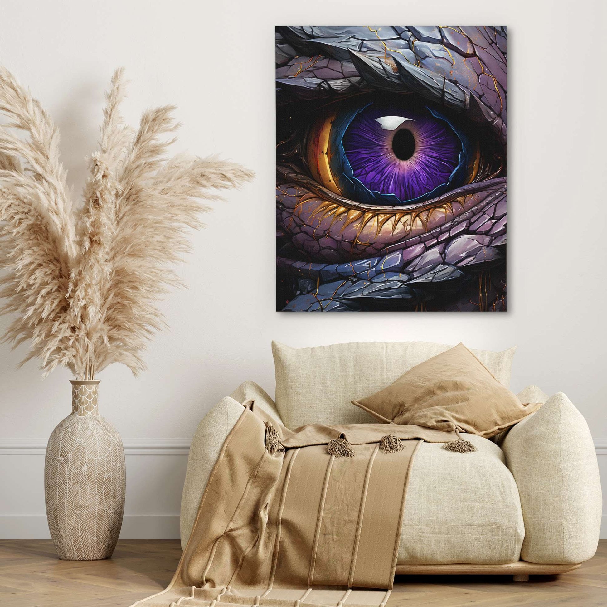 Dragon Eye - Large Fantasy Canvas Print