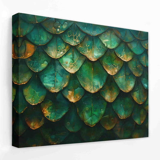 Dragon Scales - Animals Canvas Wall Art