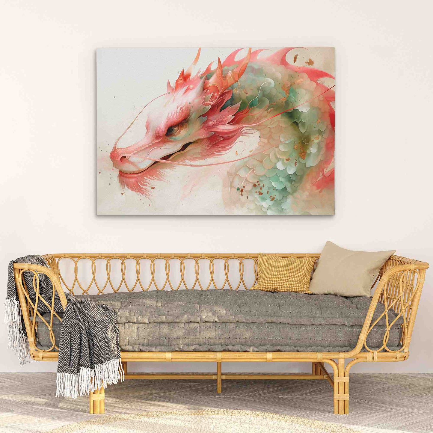 Dragon Whiskers - Large Fantasy Canvas Print