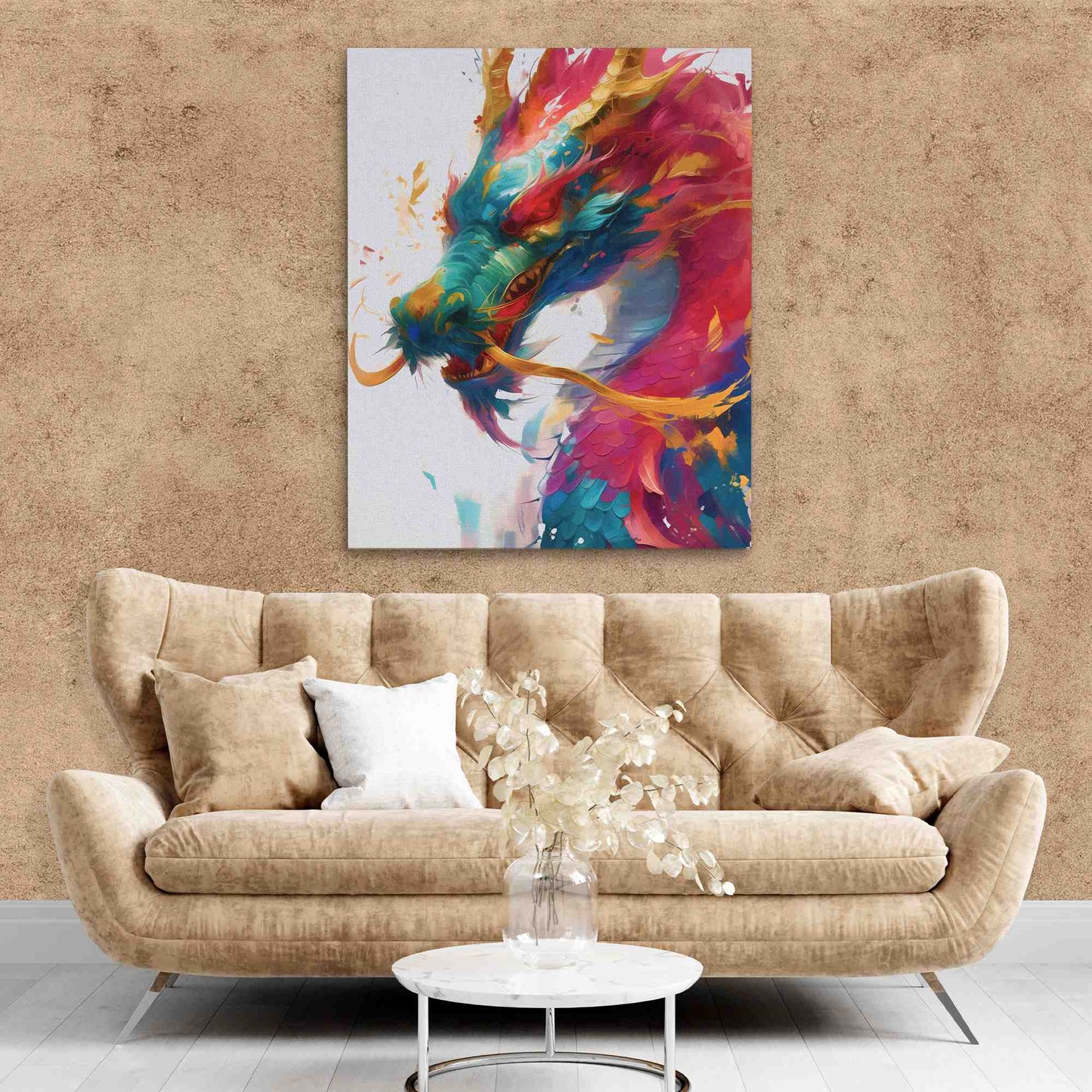 Dragon Zealot - Large Fantasy Canvas Print