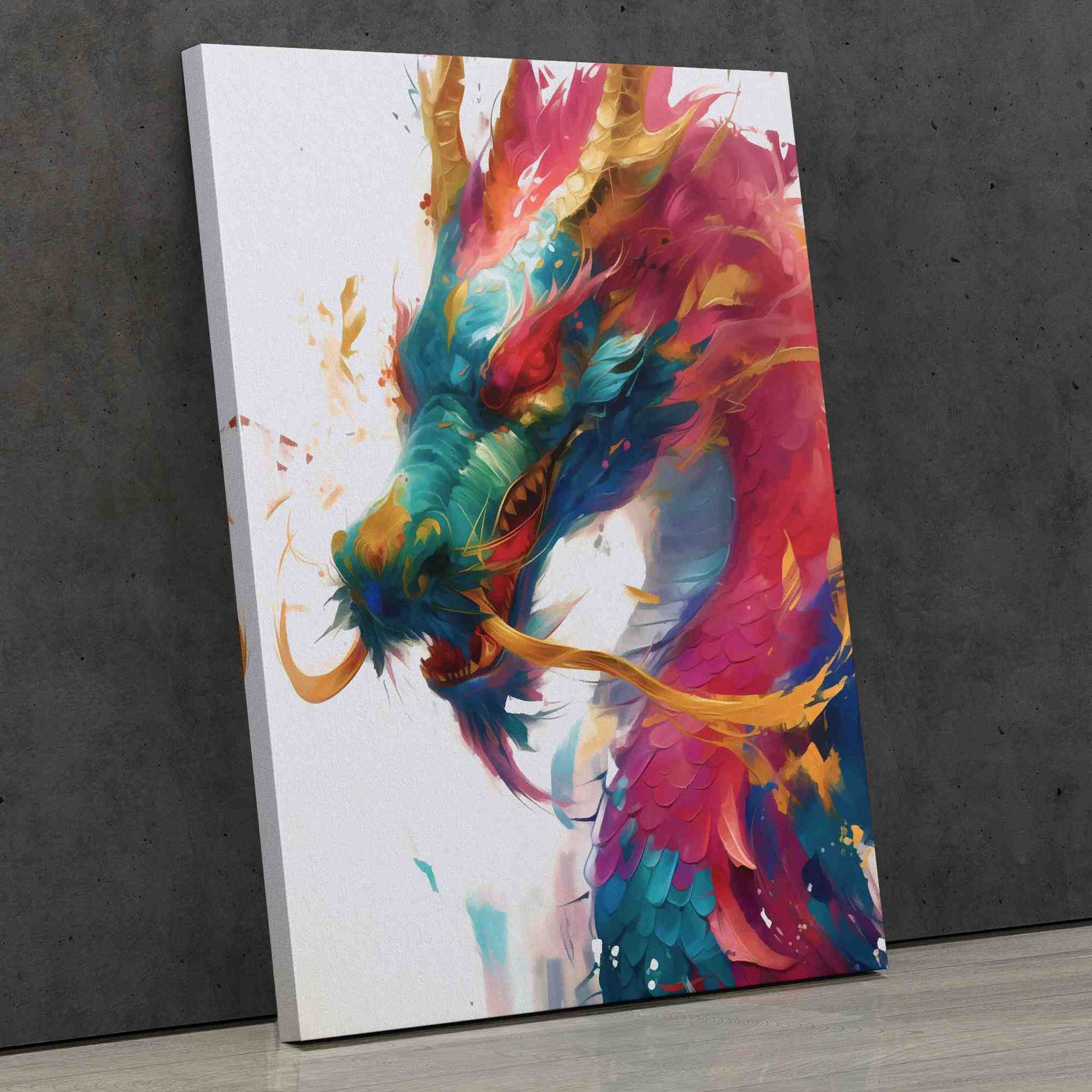 Dragon Zealot - Colorful Wall Art