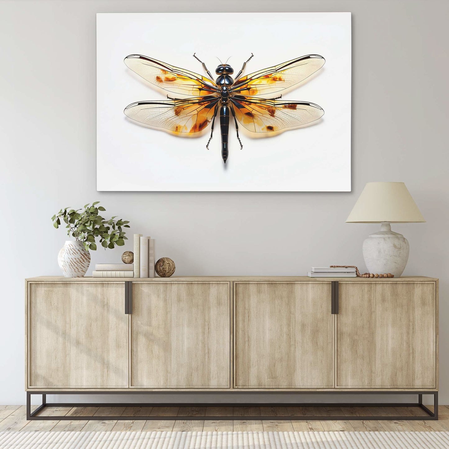 Dragonfly Arts - Large Canvas Print
