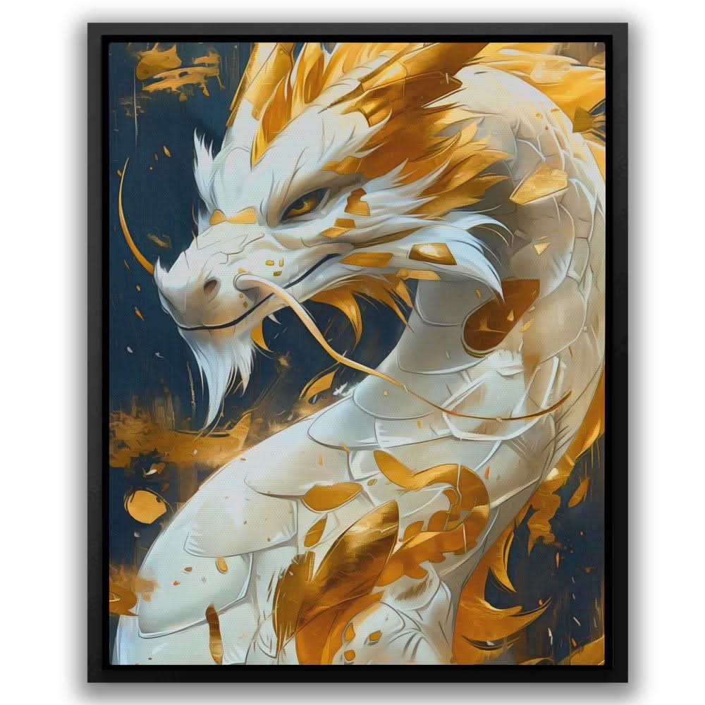 Dragon’s Pride - Fantasy Wall Art in Black Frame