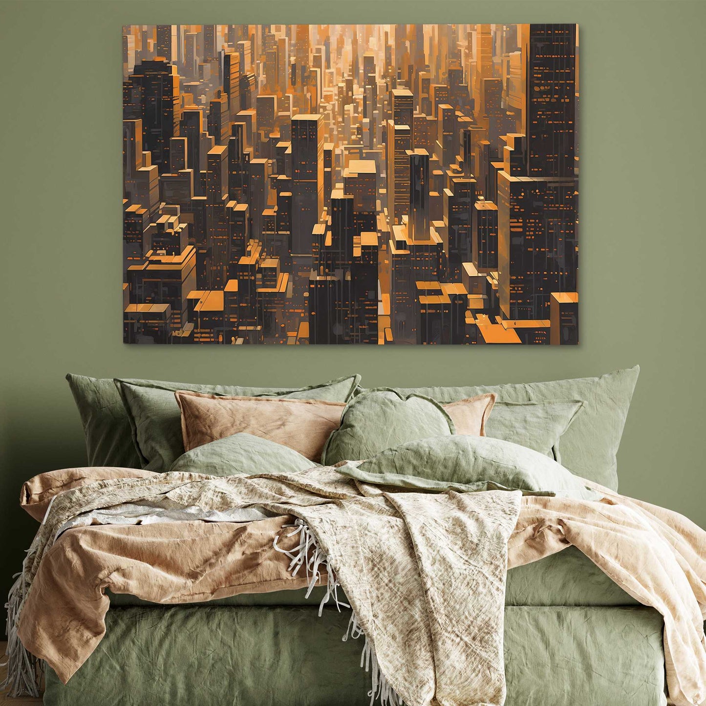 Dream Filled City - New York Wall Art in Black Frame
