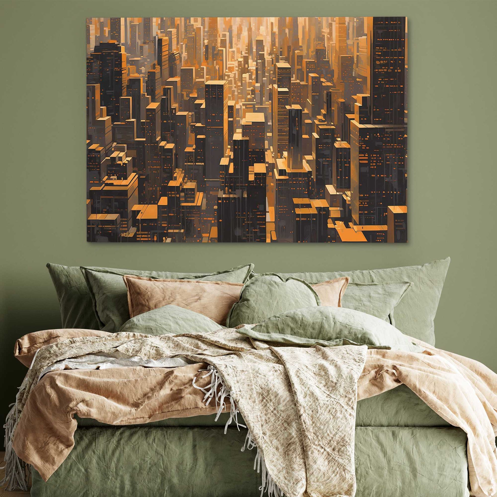 Dream Filled City - New York Wall Art in Black Frame