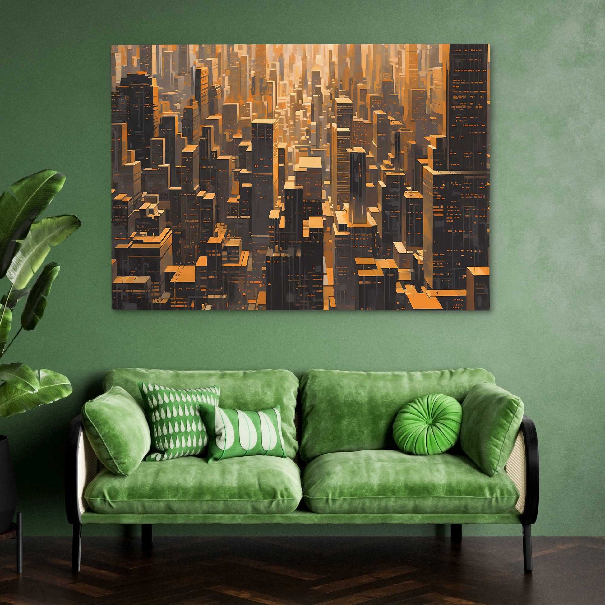 Dream Filled City - Abstract Wall Art Print