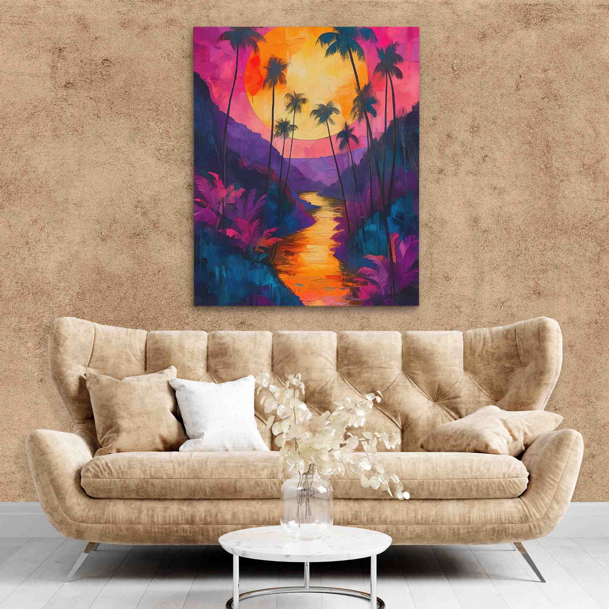 Dream of the River - Nature Wall Art in Black Frame