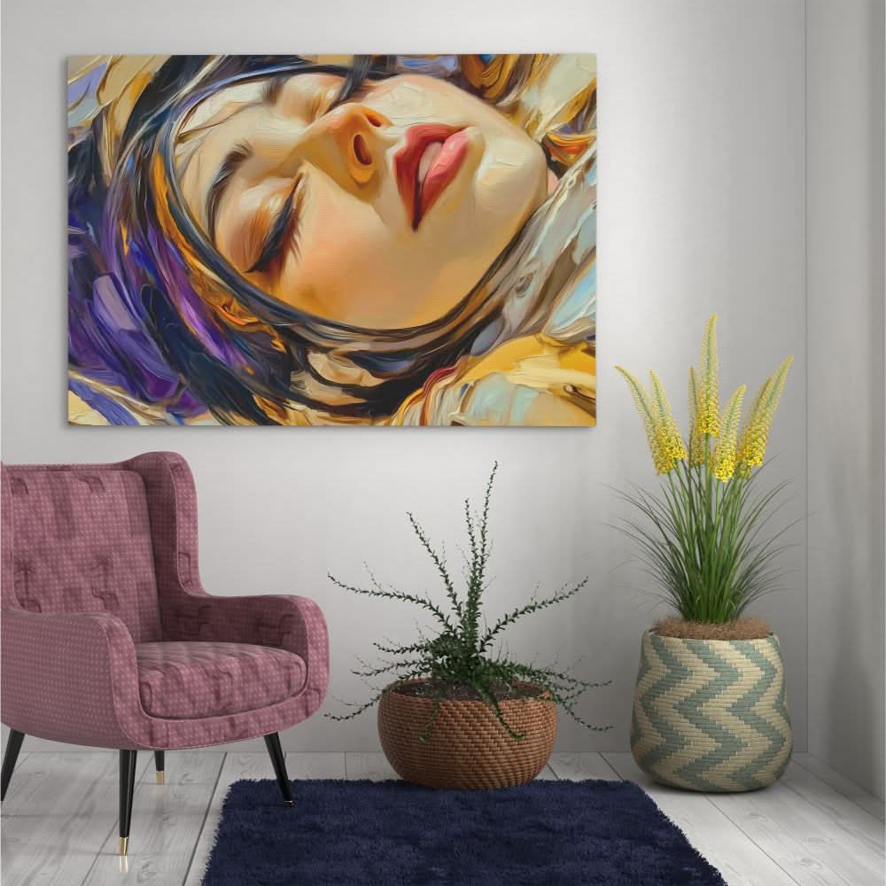 Dreaming Astronaut - Person Wall Art in Black Frame