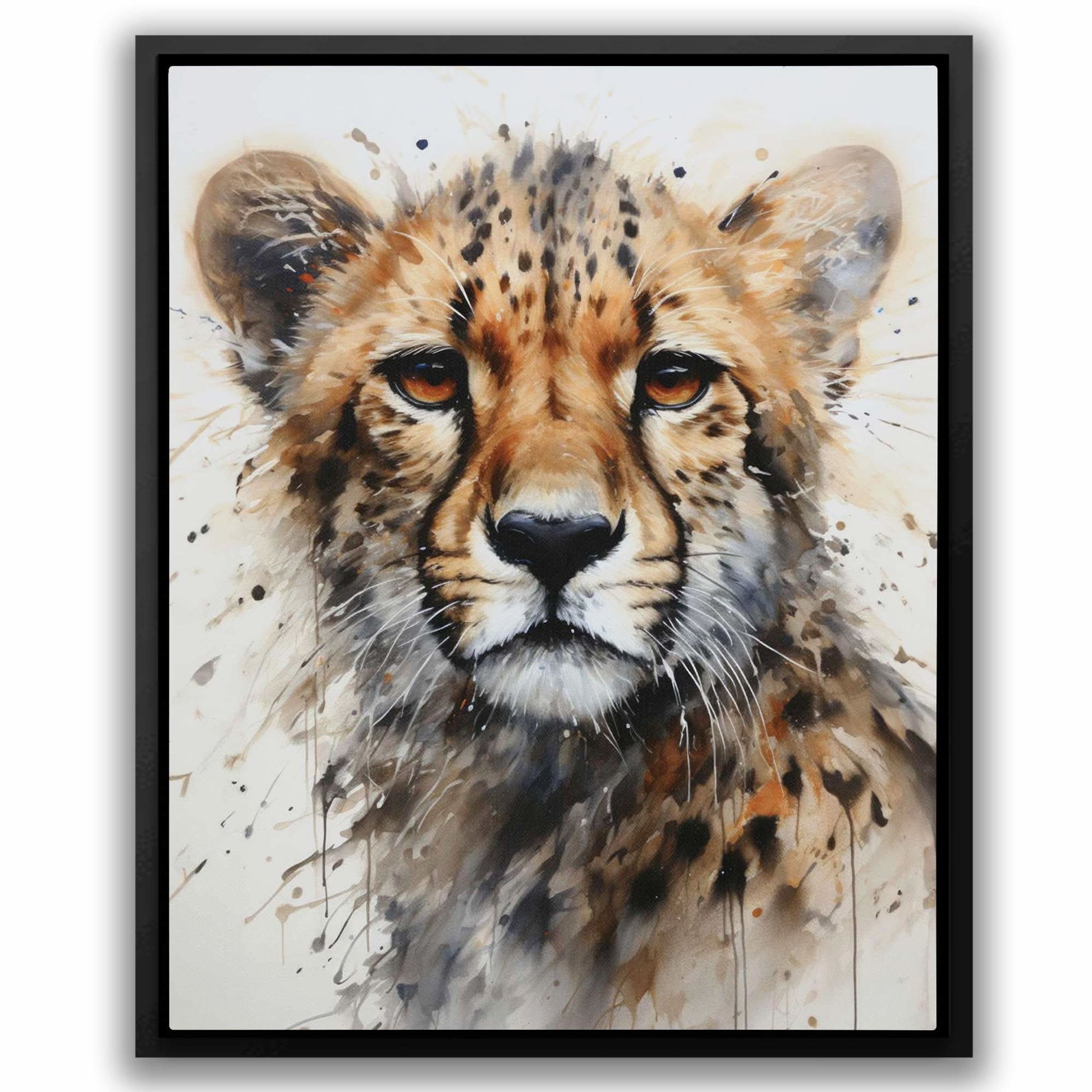 Dreaming Cheetah - Framed Art Print