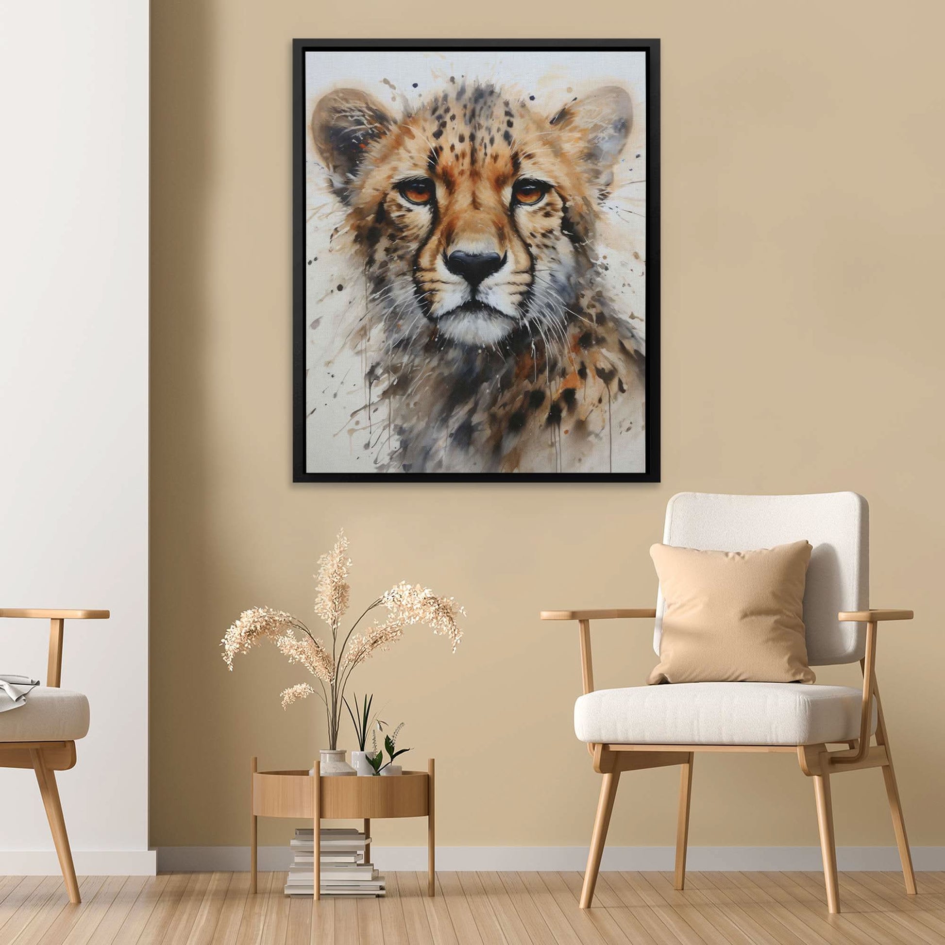 Dreaming Cheetah - Canvas Wall Art