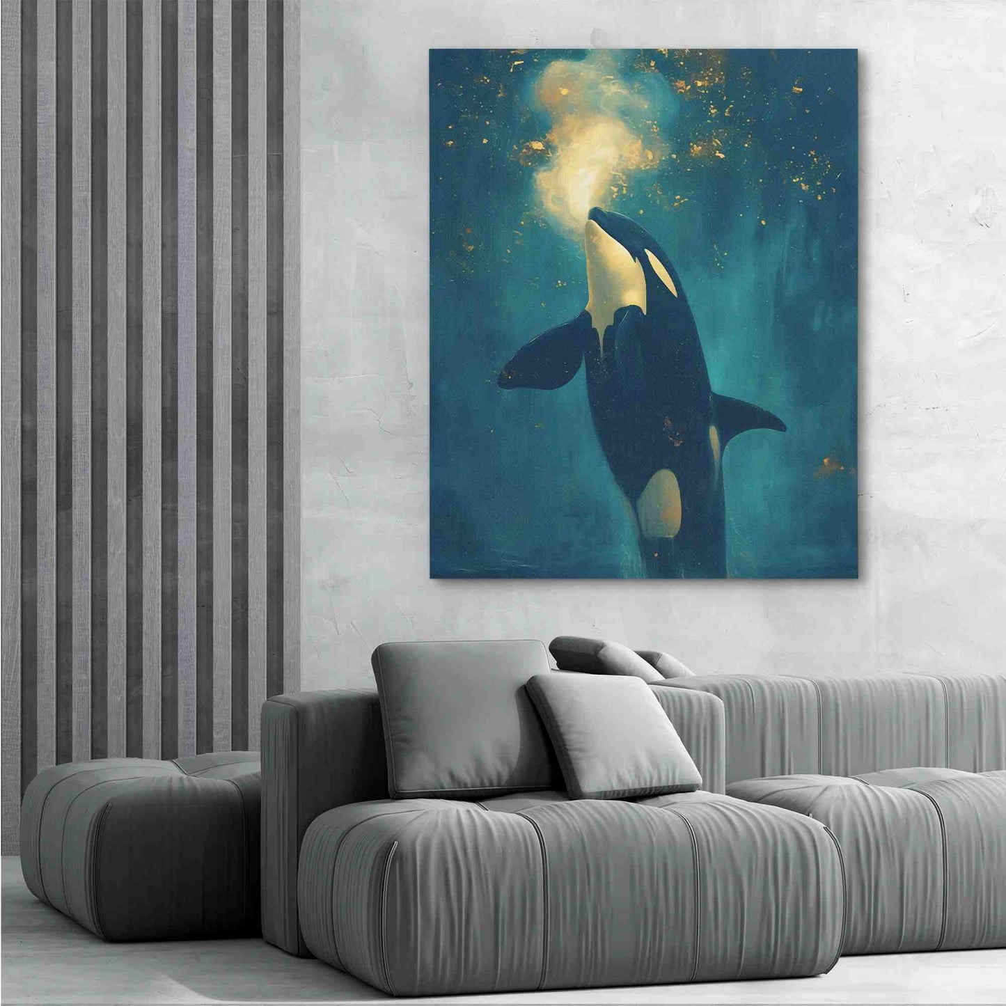 Dreaming of Orcas - Framed Art Print