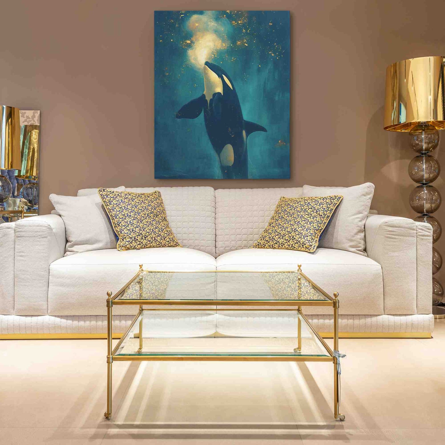 Dreaming of Orcas - Canvas Wall Art