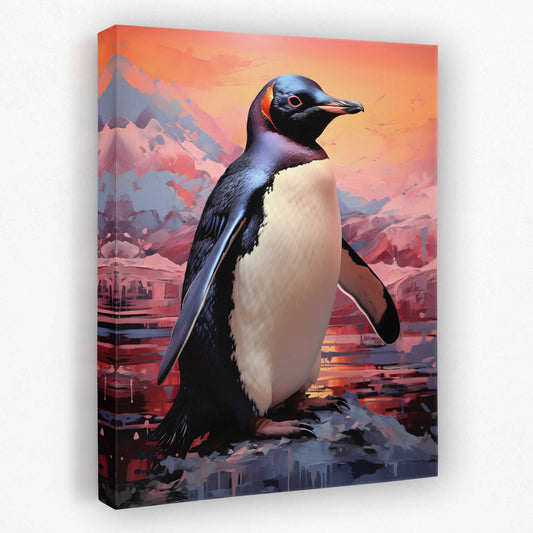 Dreamy Tuxedo - Animals Canvas Wall Art