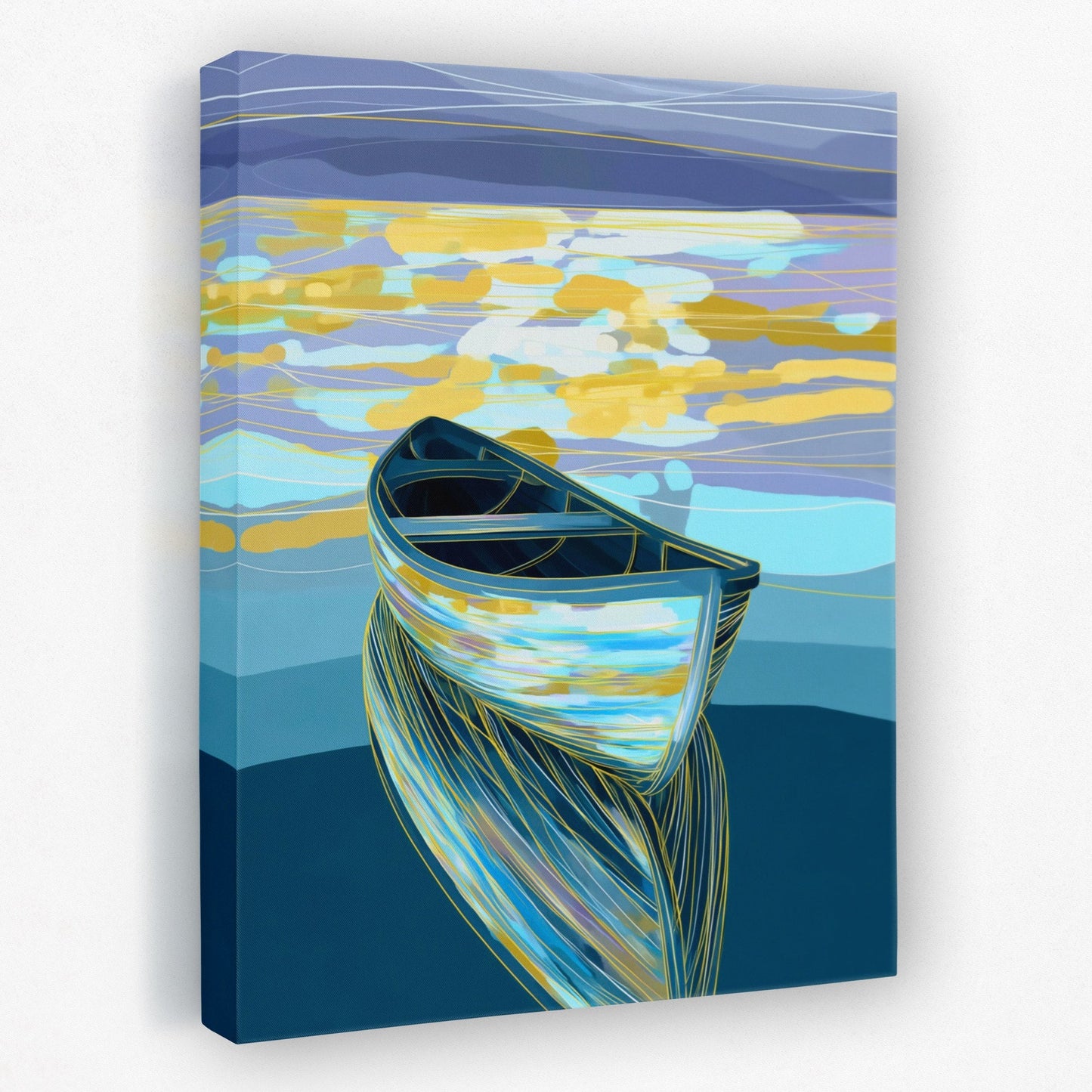Drifting Dawn Vessel - Luxury Wall Art