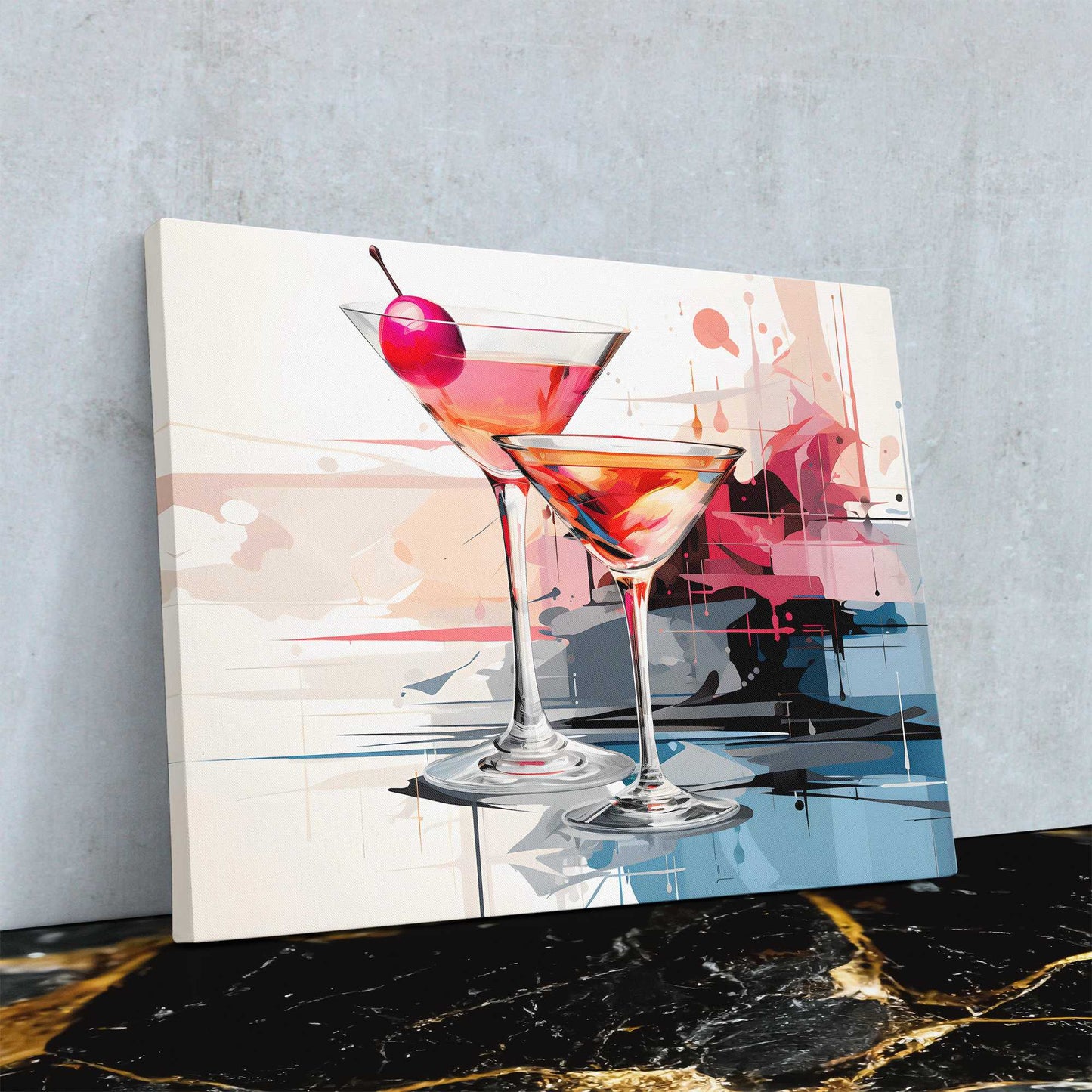 Drinkable Art - Wall Art in Black Frame