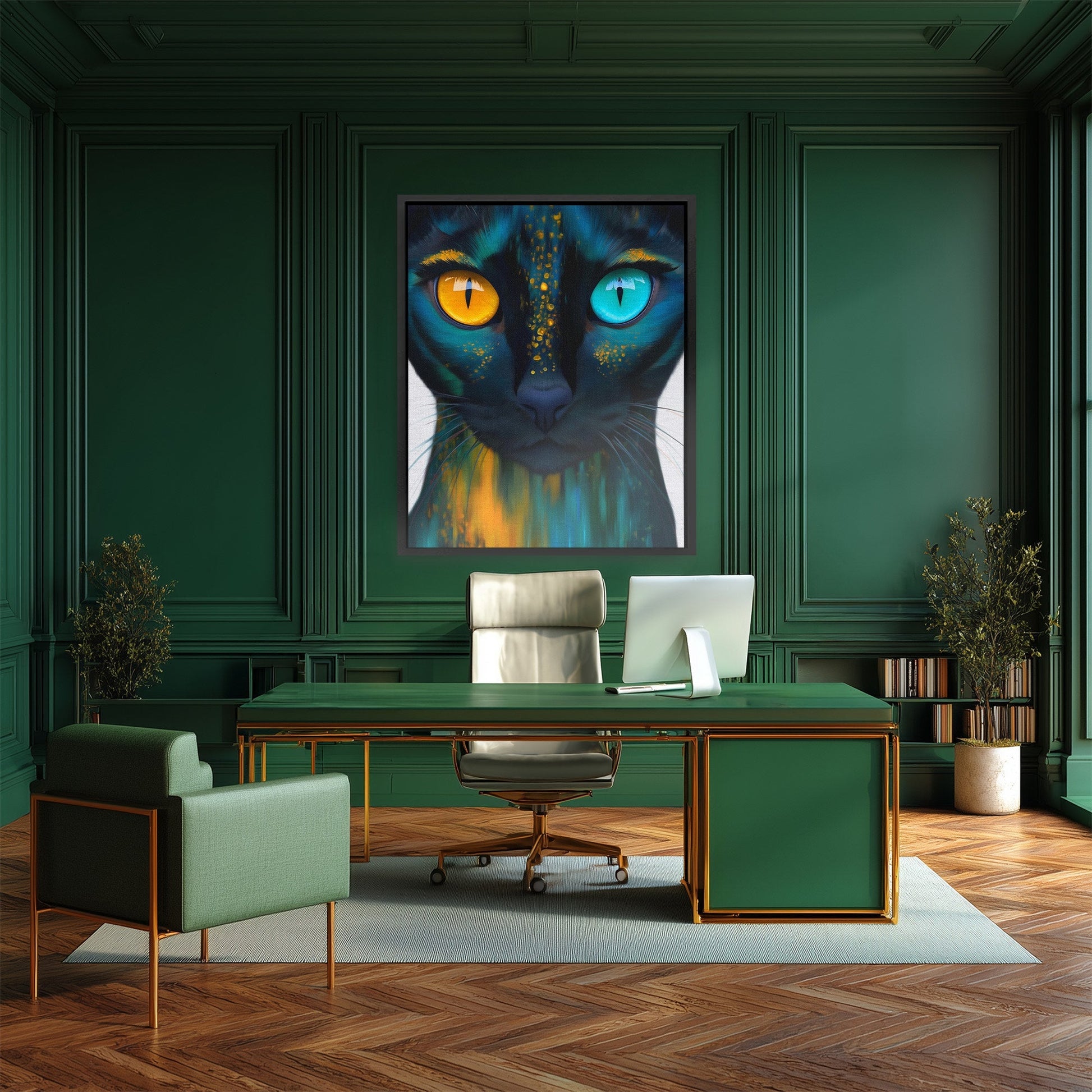 Dual Soul Cat - Luxury Wall Art
