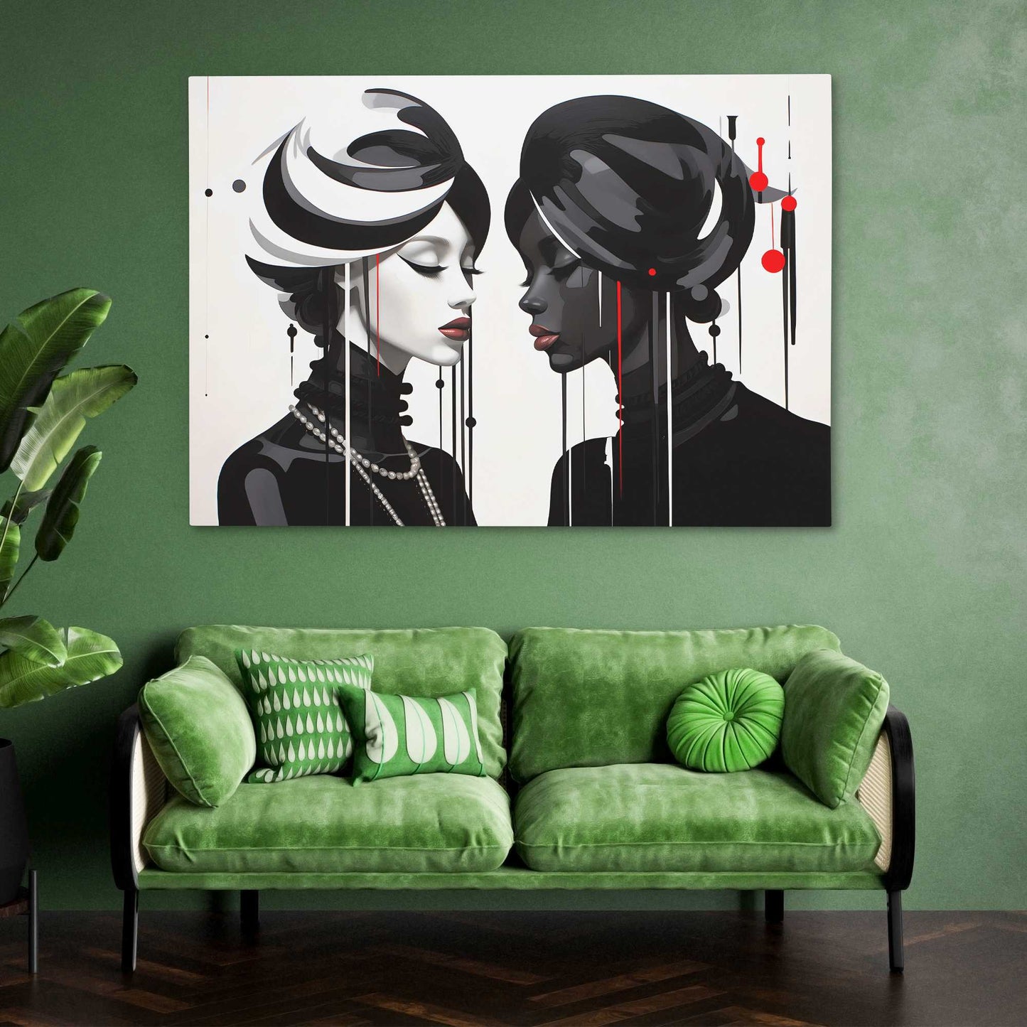 Duality Beauties - Abstract Wall Art Print
