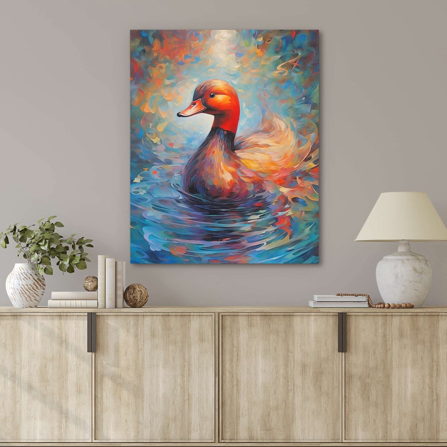 Duck's Delight - Large Canvas Print