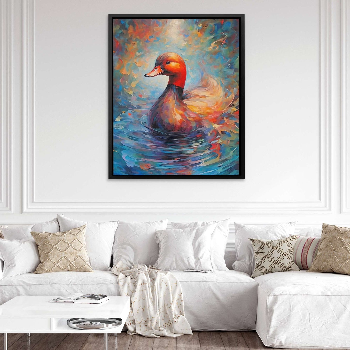 Duck's Delight - Animals Canvas Wall Art