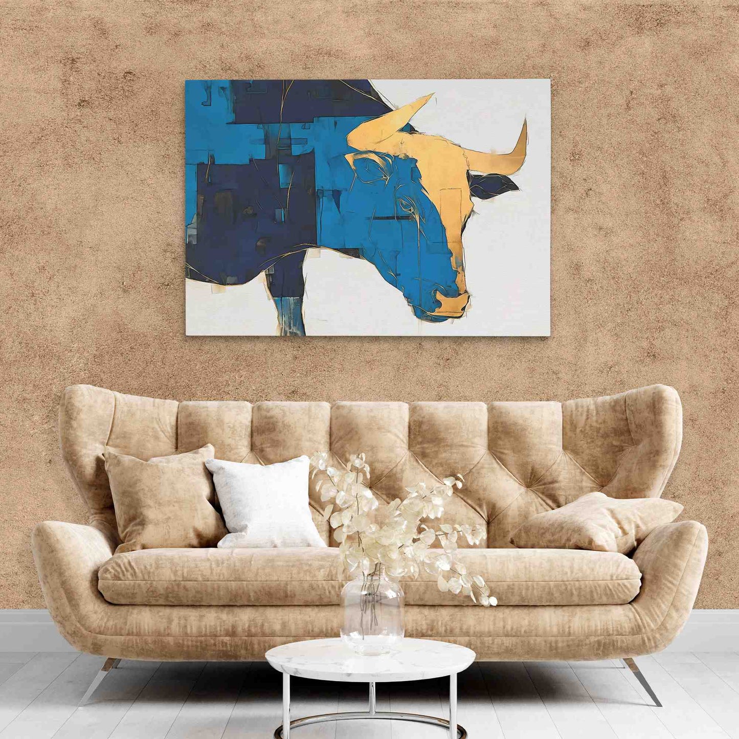Dynamic Dimension - Abstract Wall Art in Black Frame