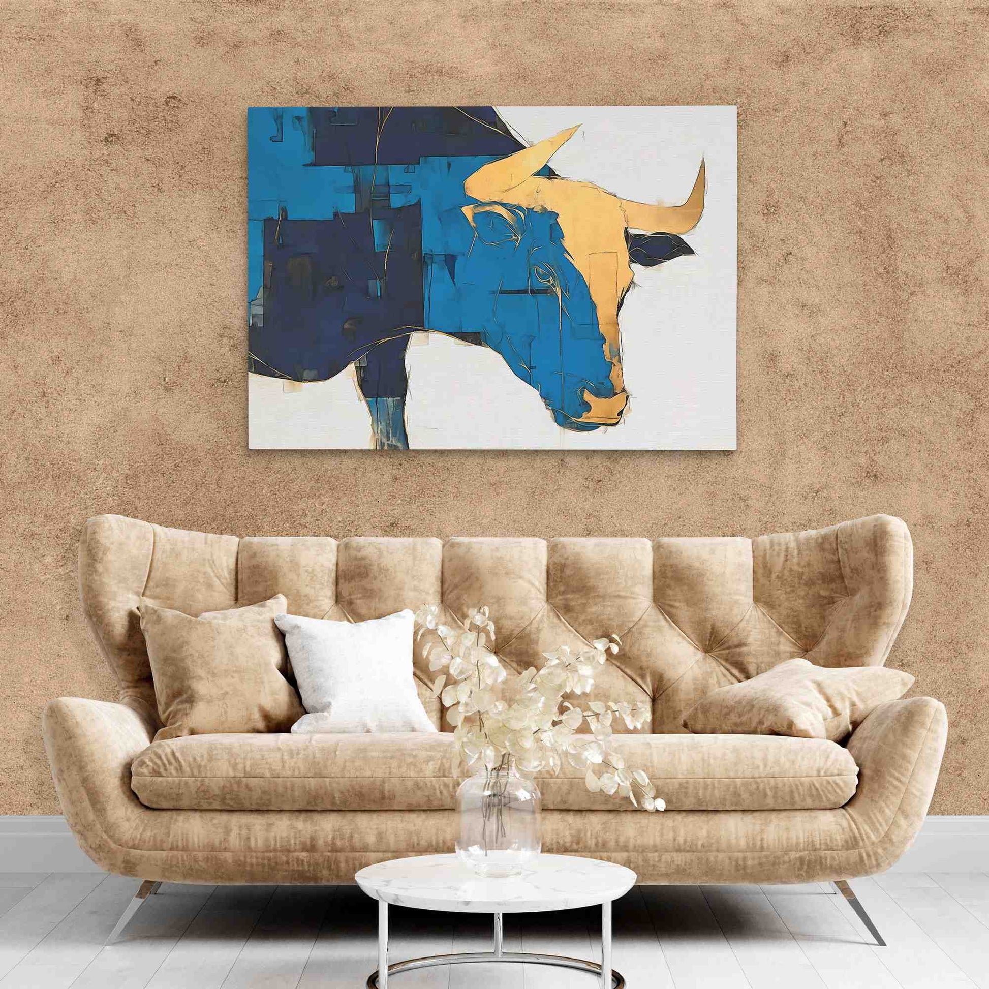 Dynamic Dimension - Abstract Wall Art in Black Frame