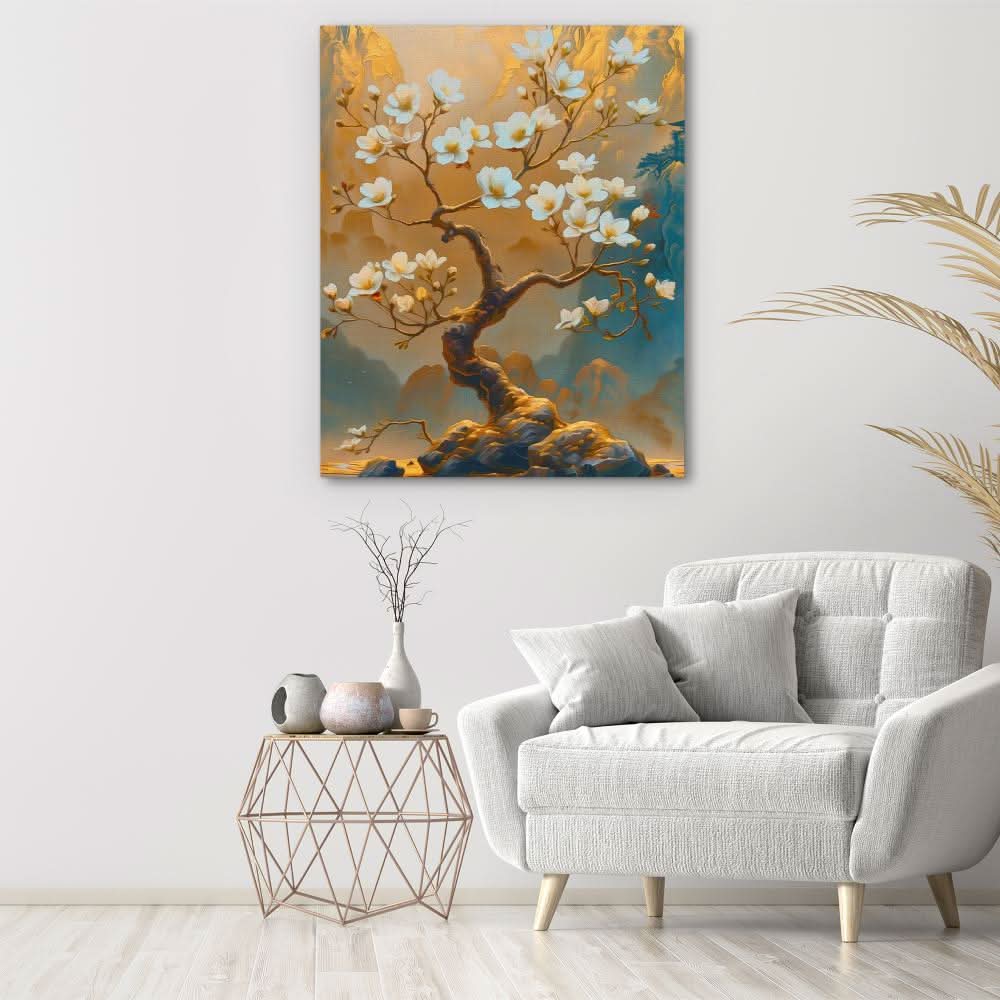 Dynamic Dream - Modern Wall Art in Black Frame