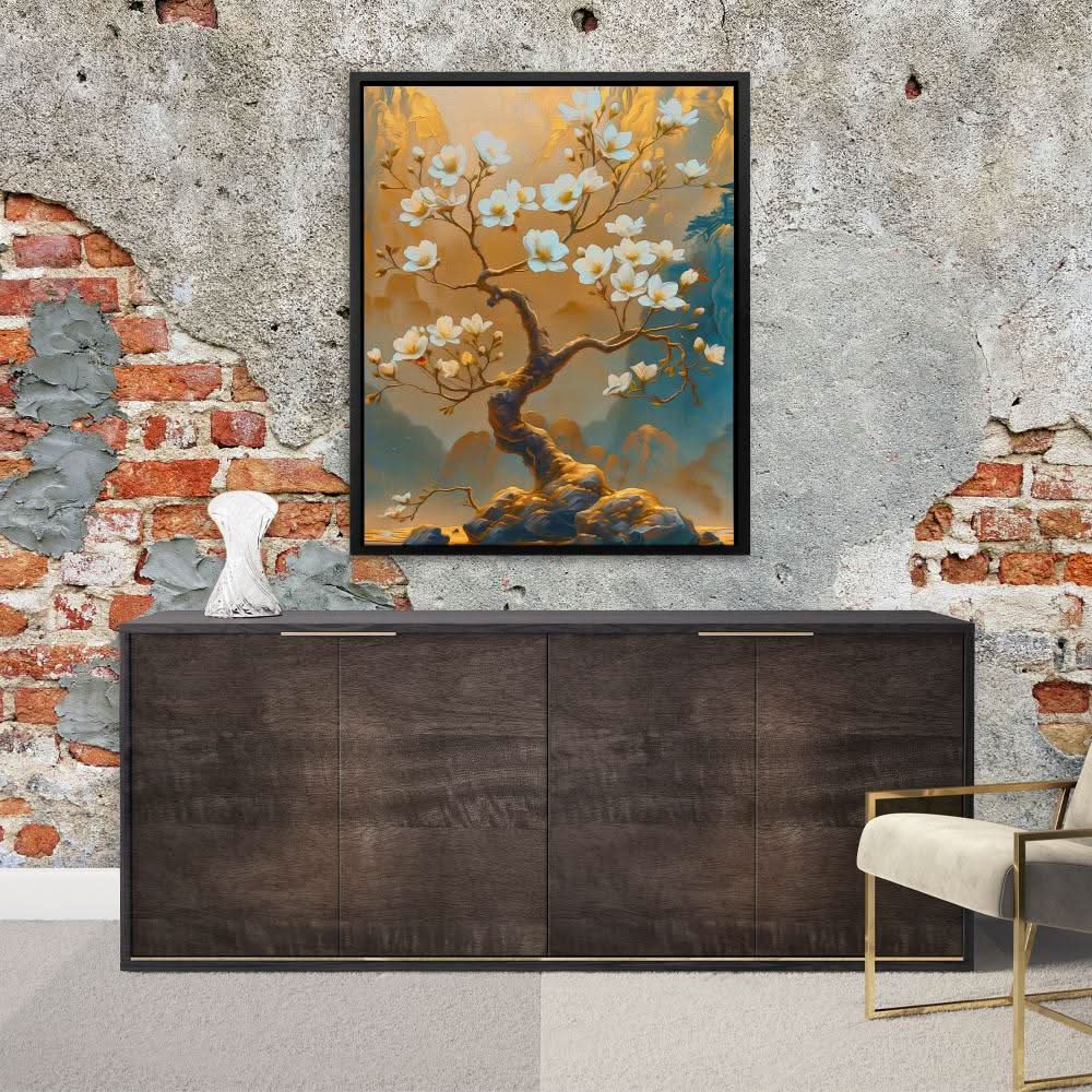 Dynamic Dream - Nature Wall Art in Black Frame