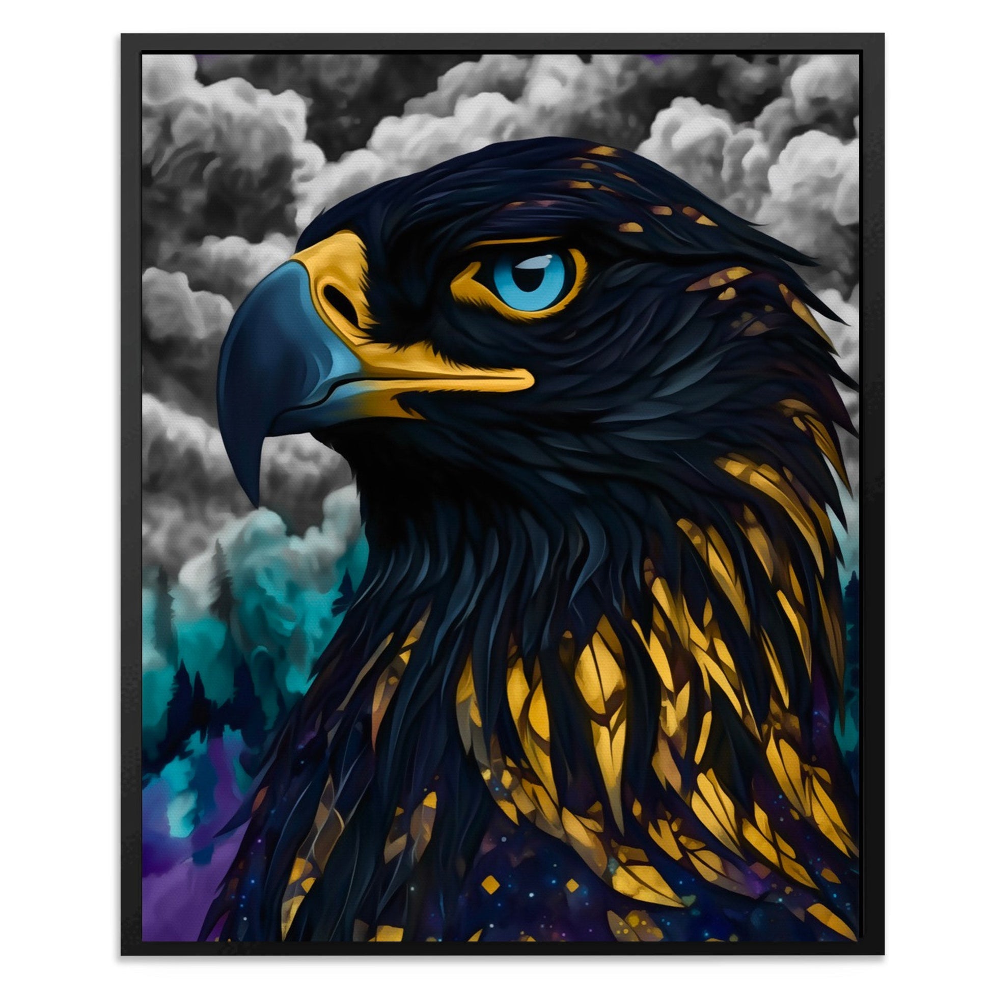 Eagle Storm Oracle - Luxury Wall Art