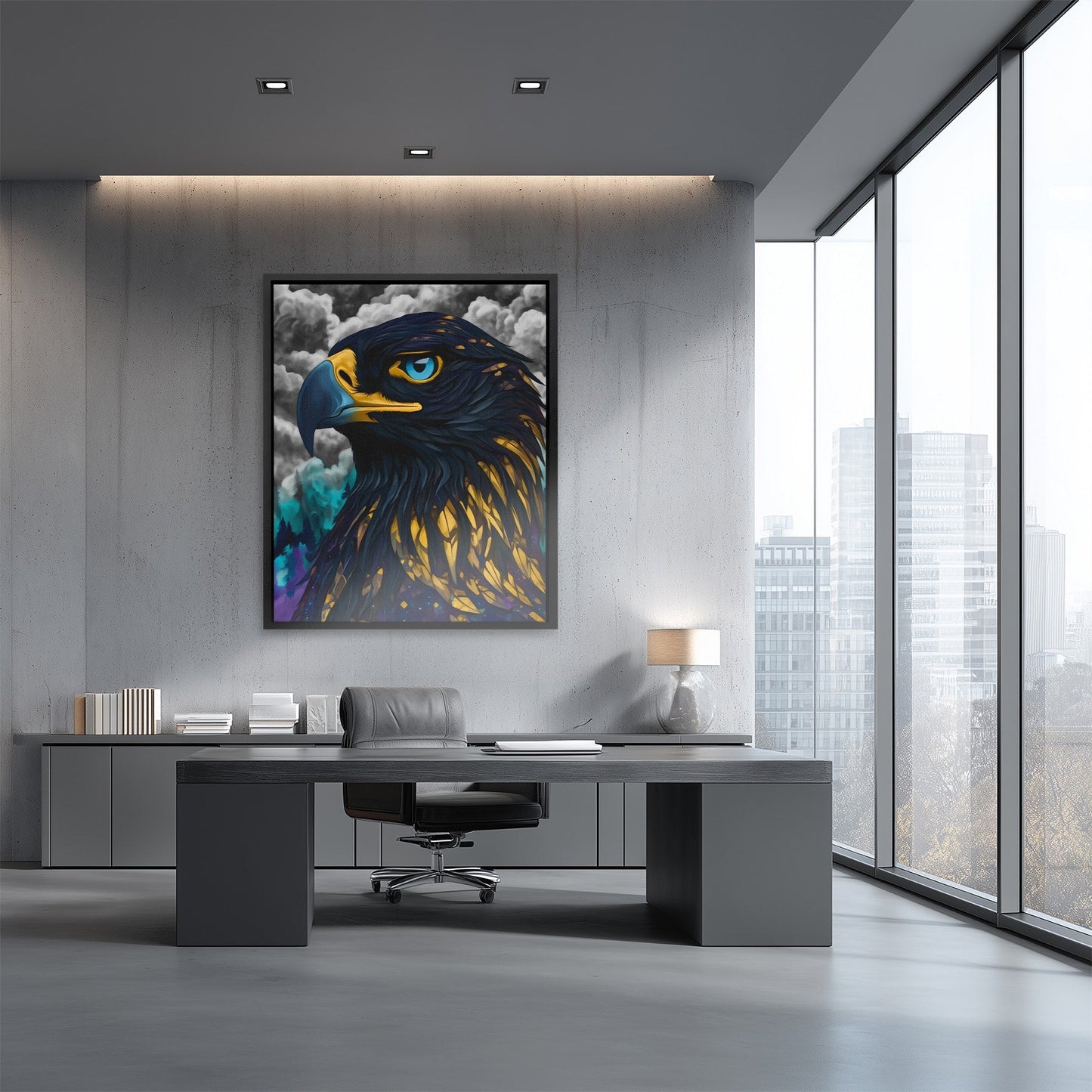 Eagle Storm Oracle - Luxury Wall Art