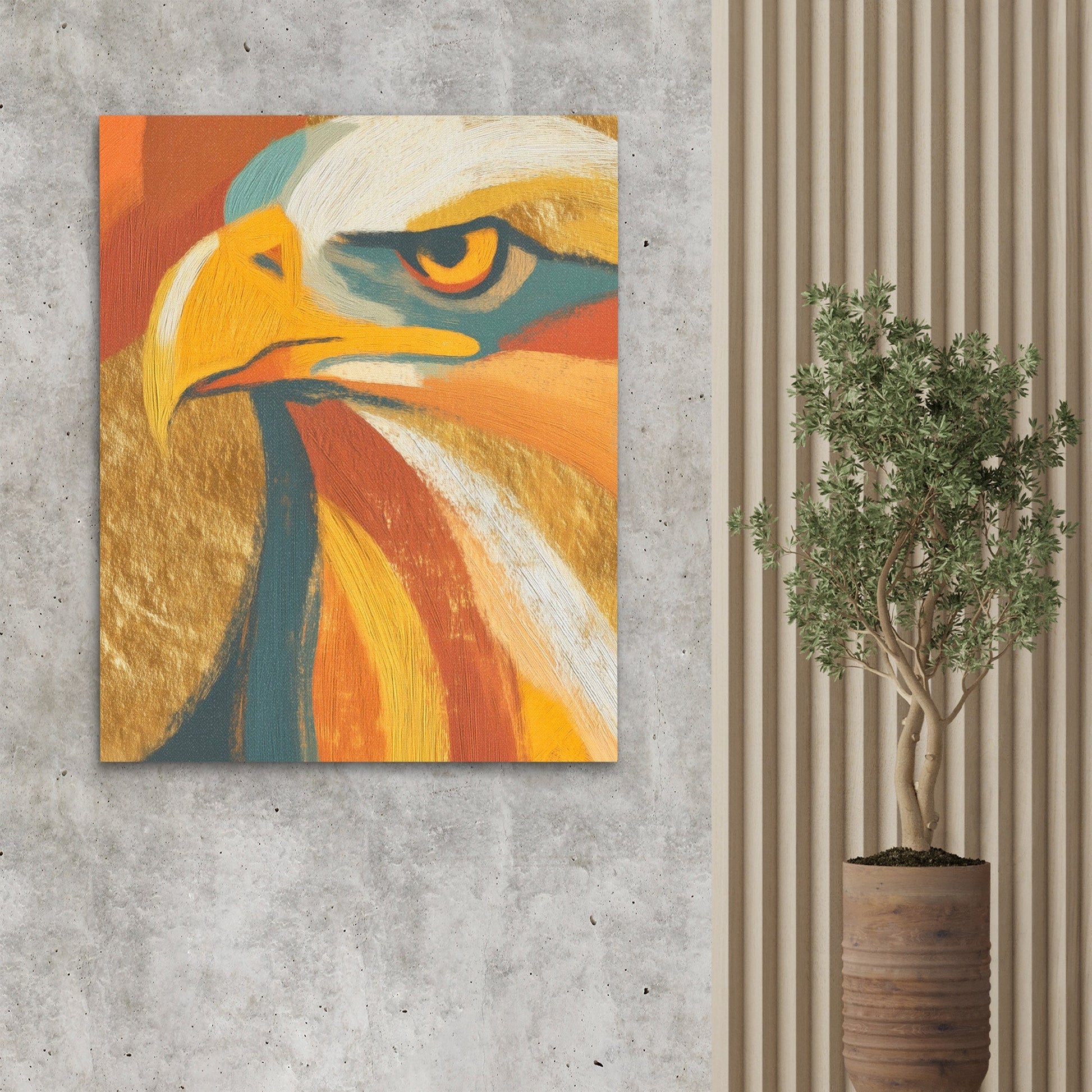 Eagle's Copper Storm II - Luxury Wall Art