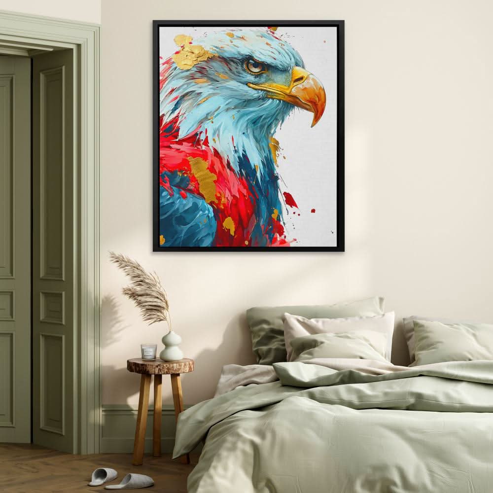 Eagle's Spirit - Blue Bald Eagle Canvas Print
