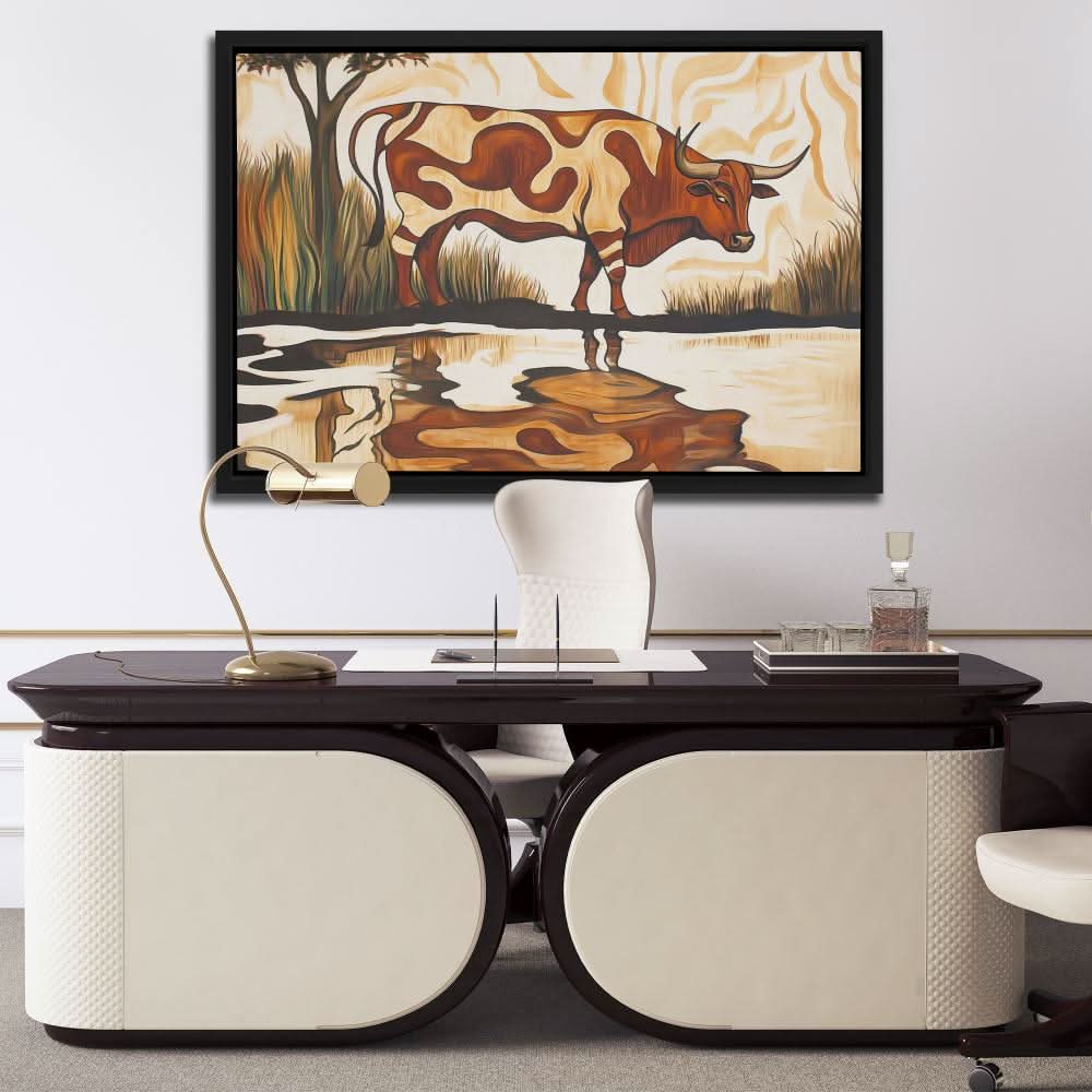Earth and Strength - Earth Tones Canvas Wall Art