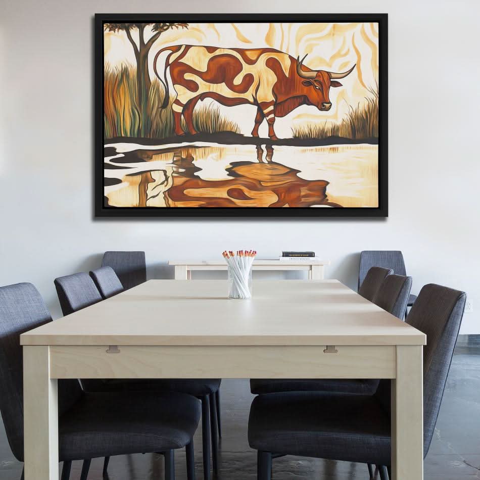 Earth and Strength - Earth Tones Wall Art for Hallway