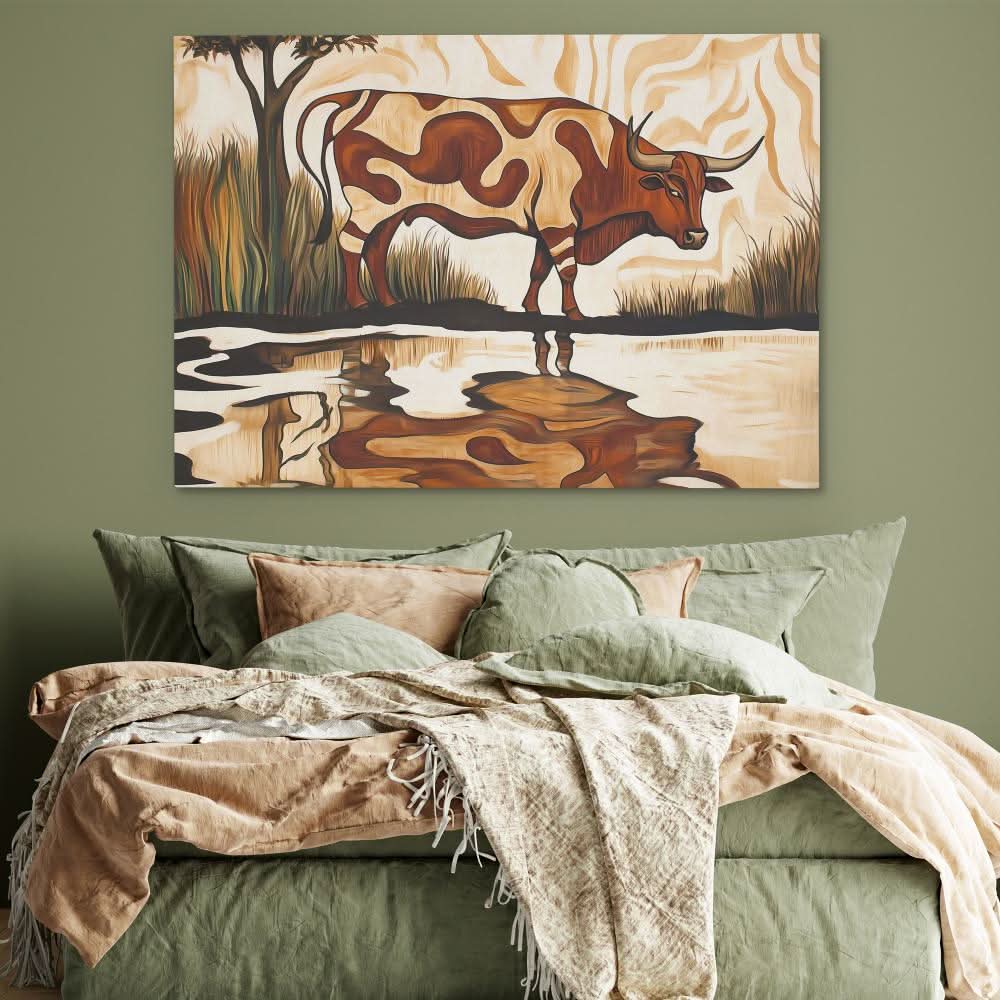 Earth and Strength - Earth Tones Country and Farm Canvas Print