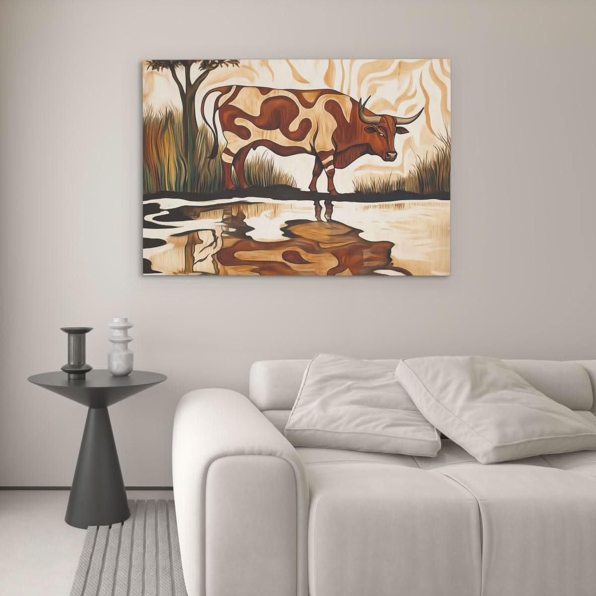 Earth and Strength - Large Canvas Print