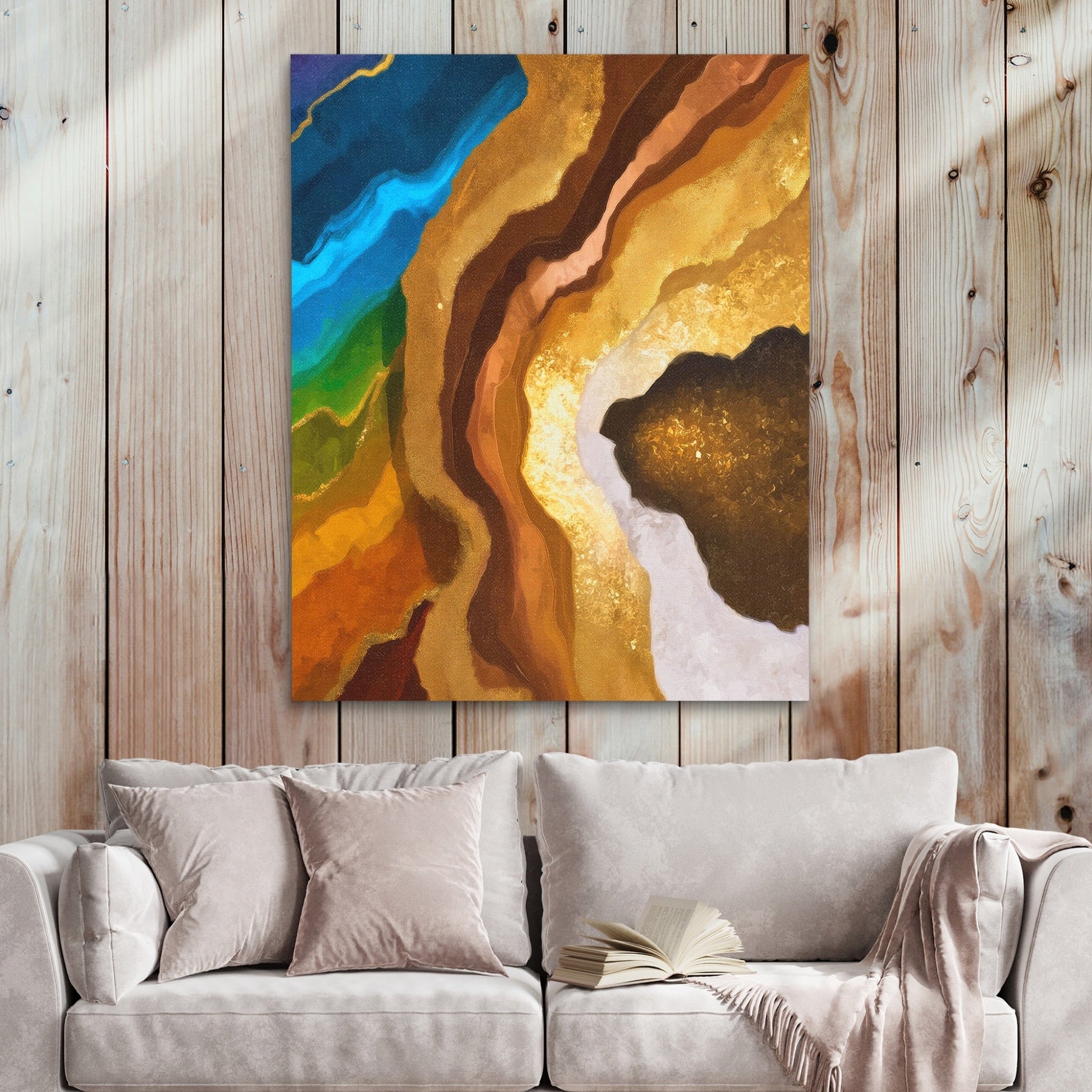 Earth Strata Abstract