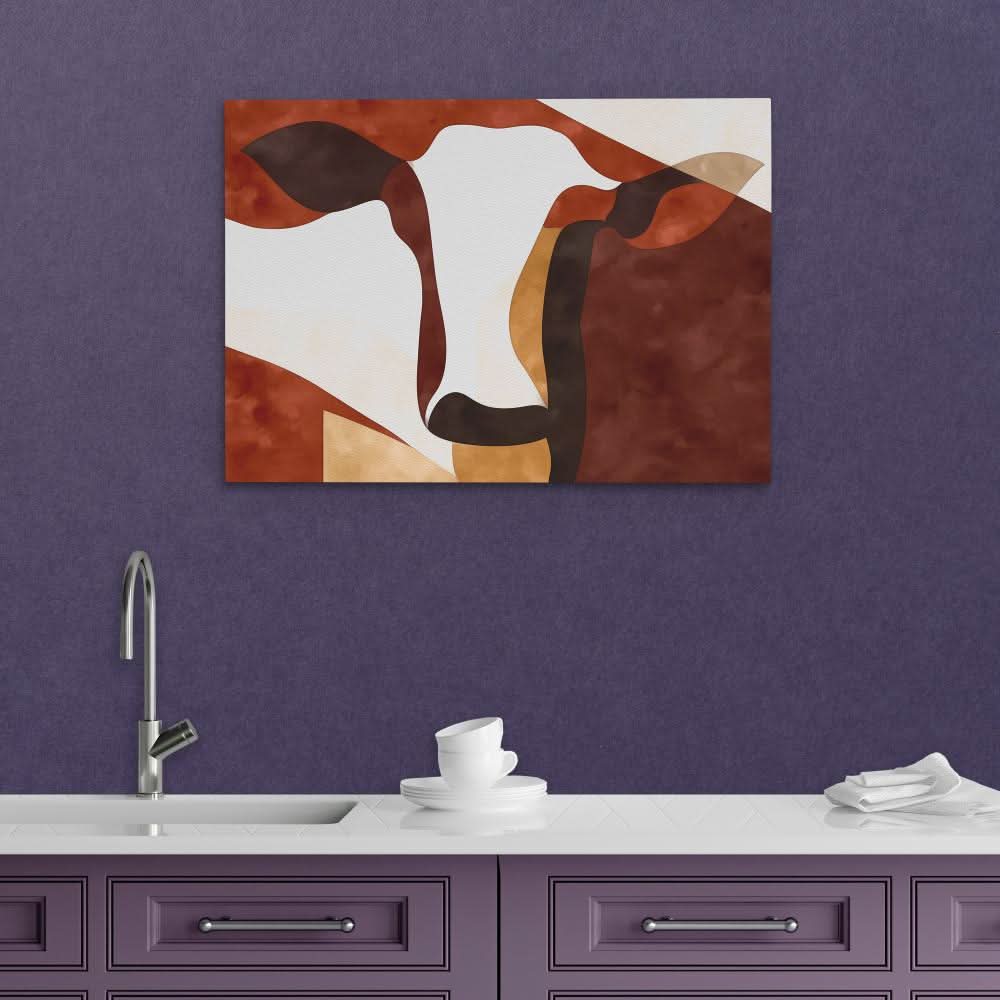 Earthen Gaze - Earth Tones Canvas Wall Art