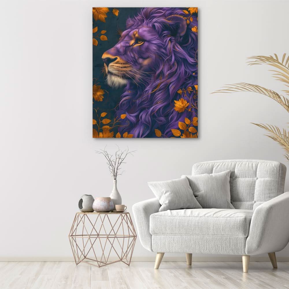 Earthly Lion - Animals Art for Bedroom