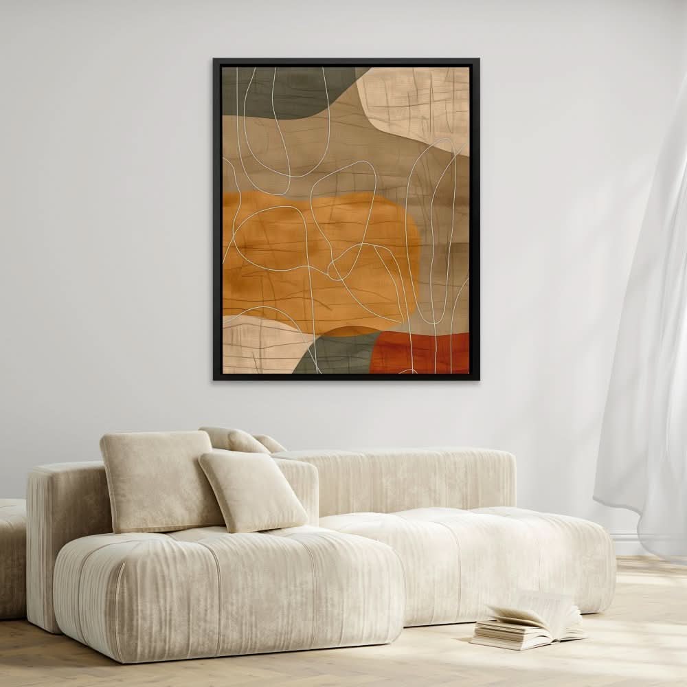 Earthly Tones - Calm Art for Bedroom